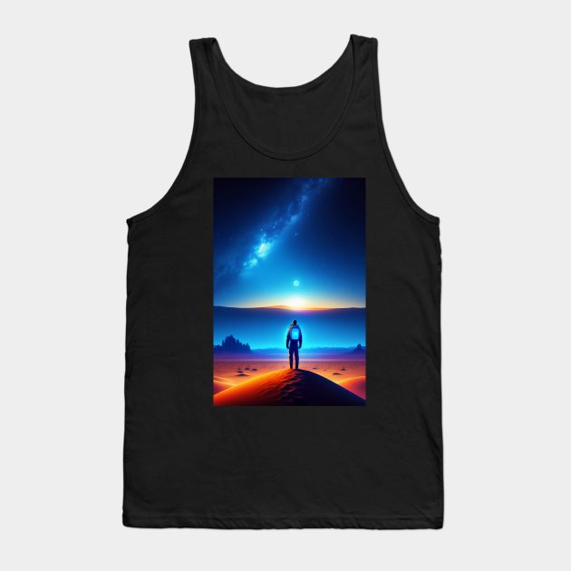 The astronaut Tank Top by D'via design